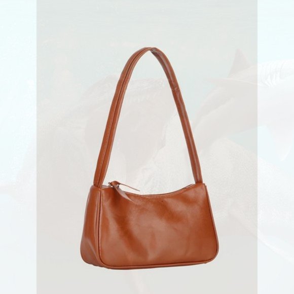 New Shoulder Bag Rust Brown 84 - Picture 3 of 3